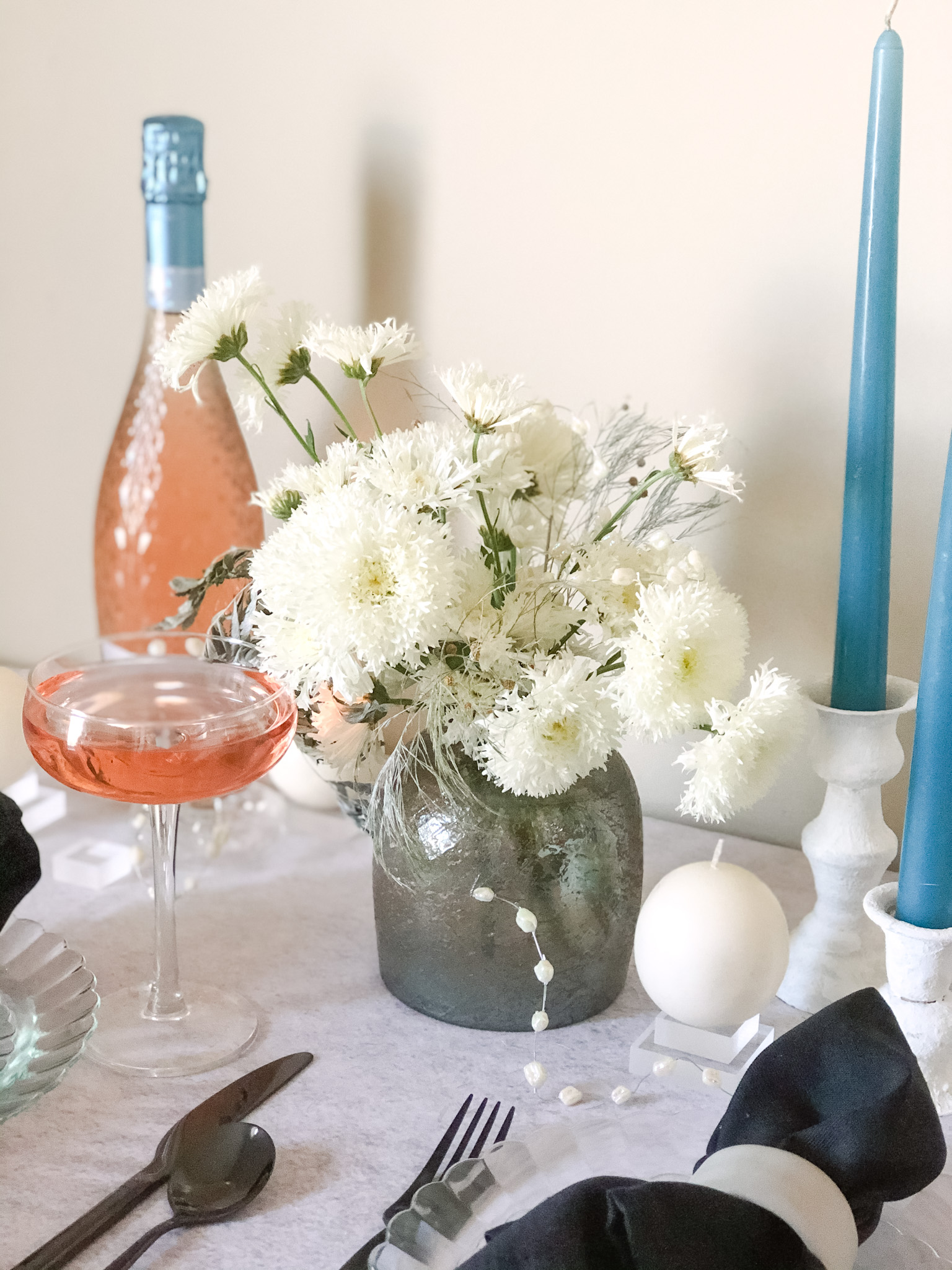 Table decor: winter wonderland - Olive and Gene