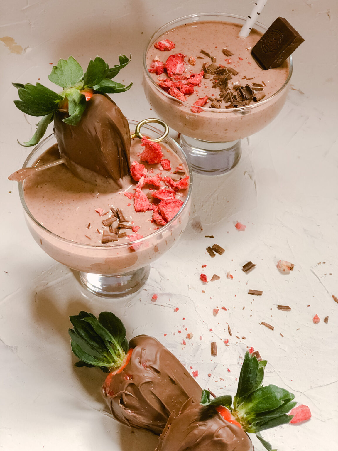 Chocolate Covered Strawberry Drink Recipe Olive and Gene